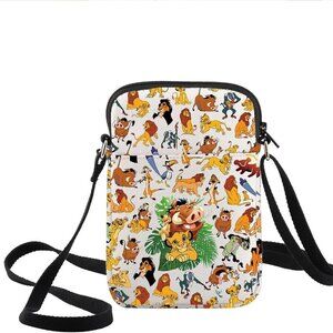 Simba Lion Crossbody Bag Canvas Waterproof Large Capacity Girl Gift